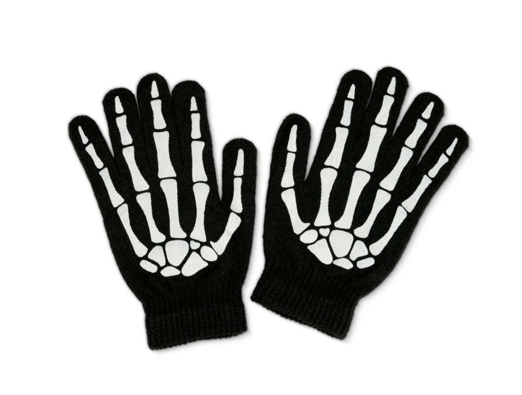 Gants phosphorescents